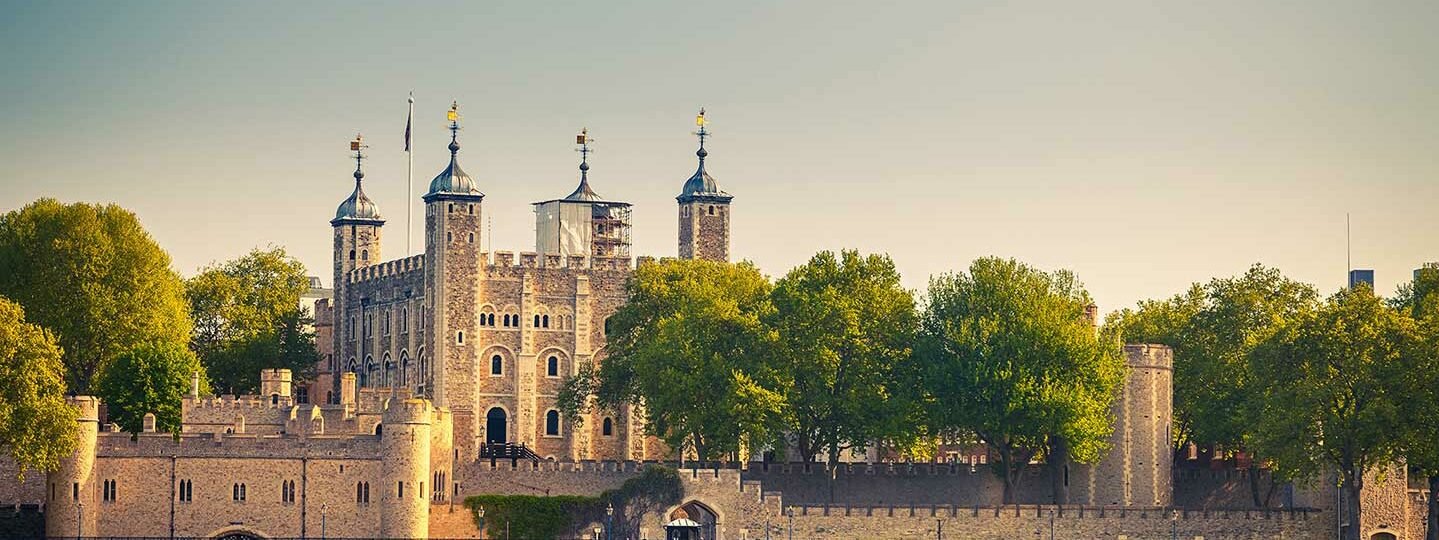 Tower of London standard entry ticket with view of the fortress